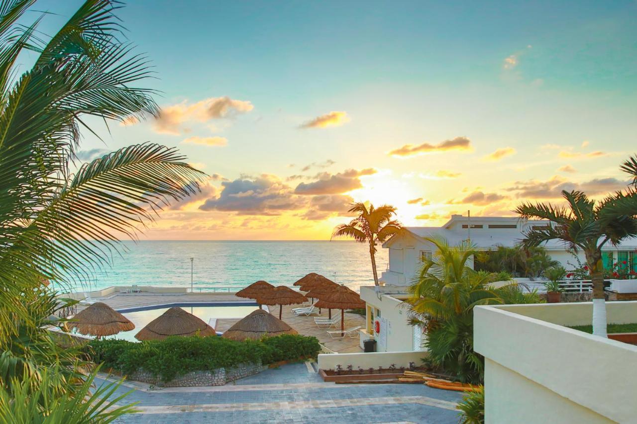 Apartment On The Beach With Terrace Ocean View, Brisas Cancun 01 By Beach & Ocean Apartments Exterior photo